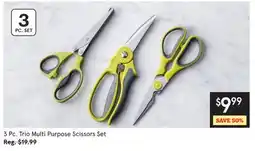 Kitchen Stuff Plus 3 Pc. Trio Multi Purpose Scissors Set offer