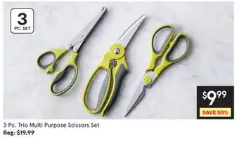 Kitchen Stuff Plus 3 Pc. Trio Multi Purpose Scissors Set offer