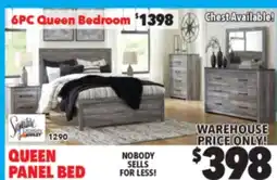 Surplus Furniture Bronyan Grey Queen Bed offer