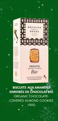 Marches Tau BISCUITS AUX AMANDES ENROBÉS DE CHOCOLAT BIO offer