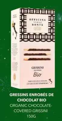 Marches Tau GRESSINS ENROBÉS DE CHOCOLAT BIO GRISSINI offer