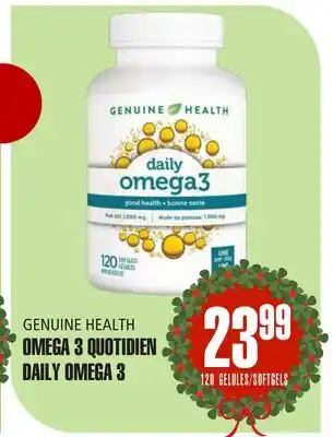 Marches Tau OMEGA 3 QUOTIDIEN GENUINE HEALTH offer