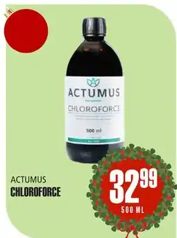 Marches Tau CHLOROFORCE ACTUMUS offer