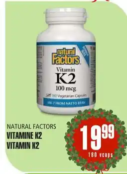 Marches Tau VITAMINEK2 NATURAL FACTORS offer