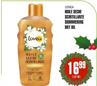 Marches Tau HUILE SECHE SCINTILLANTE LOVEA offer