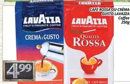 Supermarché PA CAFÉ ROSSA OU CRÈMA GUSTO LAVAZZA | Coffee offer