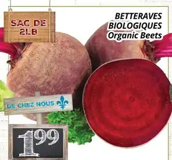 Supermarché PA BETTERAVES BIOLOGIQUES | Organic Beets offer