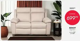 Meubles RD Benoit - Reclining Loveseat offer