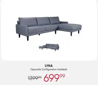 Meubles RD Lyna - Sectionnel avec chaise longue offer