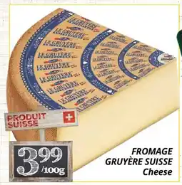 Supermarché PA FROMAGE GRUYÈRE SUISSE | Cheese offer