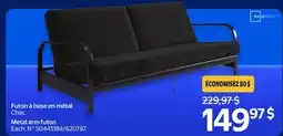 Walmart MAINSTAYS Metal arm futon offer
