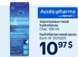 Walmart hydraSense nasal spray offer