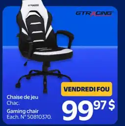 Walmart GTRACING Gaming chair offer