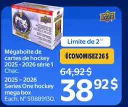 Walmart 2025-2026 Series One hockey mega box offer