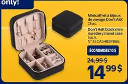 Walmart Don't Ask black mini jewellery travel cse offer
