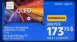 Walmart Philips 32 QLED FHD Roku TV offer