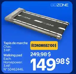 Walmart GOZONE Walking pad offer