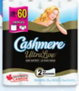 Walmart Cashmere UltraLuxe 20=60, 198 sheets per roll offer