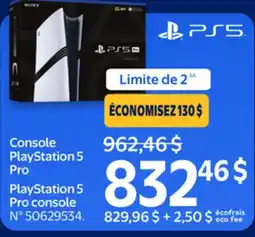 Walmart Console PlayStation 5 Pro offer