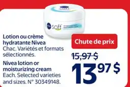 Walmart Nivea lotion or moisturizing cream offer
