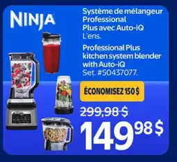 Walmart NINJA Professional Plus kitchen system blender with Auto-iQ offer