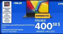 Walmart ASUS Vivobook Go 15 15.6 laptop offer