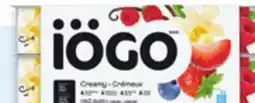 Walmart Iogo 16 x 100 g yogurt offer