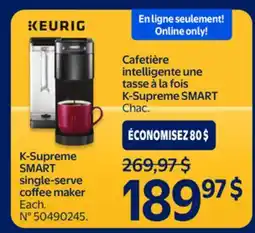 Walmart Keurig SMART Single-Serve Coffee Maker offer