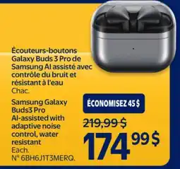 Walmart Samsung Galaxy Buds3 Pro offer