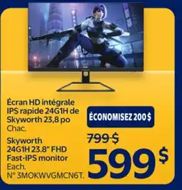Walmart Skyworth 24G1H 23.8 FHD Fast-IPS monitor offer