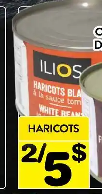 Supermarché PA HARICOTS BLANCS DANS SAUCE TOMATES ILIOS offer