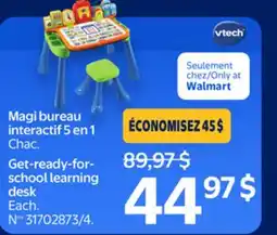 Walmart Vtech Get-ready-for-school learning offer