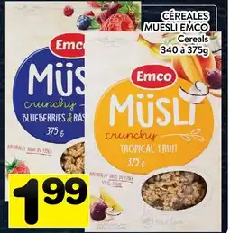 Supermarché PA CÉREALES MUESLI EMCO | Cereals offer