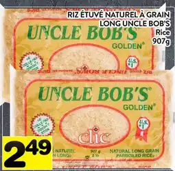Supermarché PA RIZ ÉTUVÉ NATUREL À GRAIN LONG UNCLE BOB'S | Rice offer