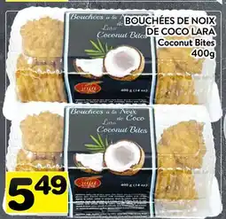 Supermarché PA BOUCHÉES DE NOIX DE COCO LARA | Coconut Bites offer