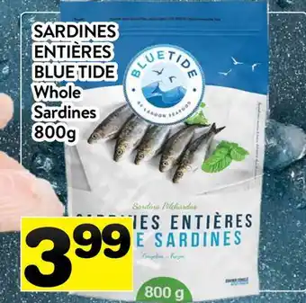 Supermarché PA SARDINES ENTIÈRES BLUE TIDE | Whole Sardines offer