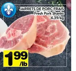 Supermarché PA JARRETS DE PORC FRAIS | Fresh Pork Shanks offer