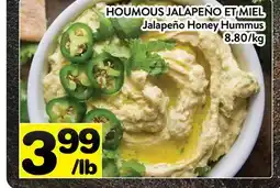 Supermarché PA HOUMOUS JALAPEÑO ET MIEL | Jalapeño Honey Hummus offer