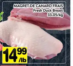 Supermarché PA MAGRET DE CANARD FRAIS | Fresh Duck Breast offer