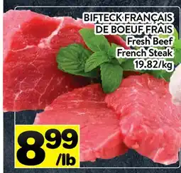 Supermarché PA BIFTECK FRANÇAIS DE BOEUF FRAIS | Fresh Beef French Steak offer