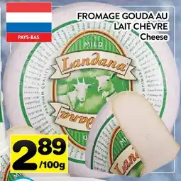 Supermarché PA FROMAGE GOUDA AU LAIT CHÈVRE | Cheese offer