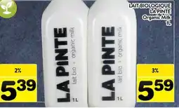 Supermarché PA LAIT BIOLOGIQUE LA PINTE | Organic Milk offer
