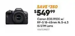Henry's Canon EOS R100 w/ RF-S 18-45mm 14.5-6.3 IS STM Lens offer