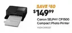 Henry's Canon SELPHY CP1500 Compact Photo Printer offer