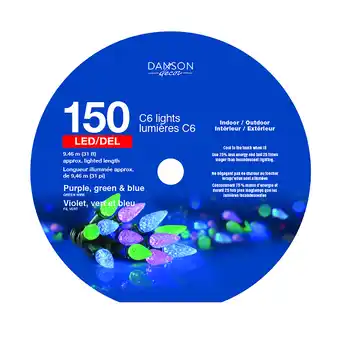 Giant Tiger Danson Décor 150 Jewel LED Outdoor Lights offer