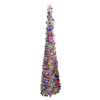 Giant Tiger Collapsible Tinsel Tree - 4ft. offer