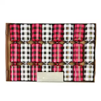 Giant Tiger Foil Christmas Crackers - 8pk. offer
