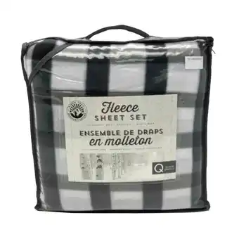 Giant Tiger BT King Printed Flannel Sheet Set offer