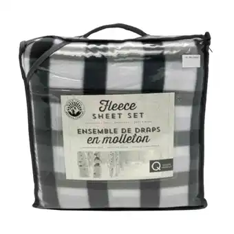 Giant Tiger Printed Flannel Soft Sheet Set, Queen offer
