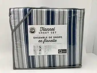 Giant Tiger Birch Trail Bedding Company Flannel Sheet, Queen offer